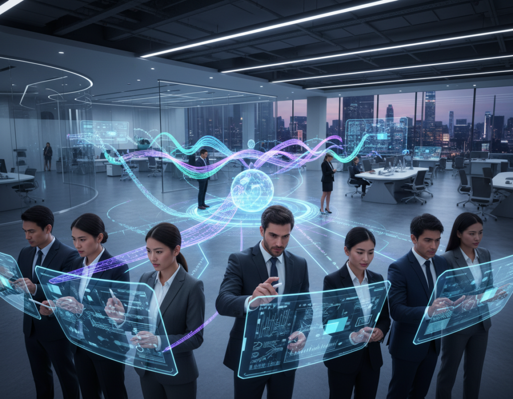 Interaction Pattern Shifts That Reveal the Direction of Attention Movement Across Expanding Digital Environments