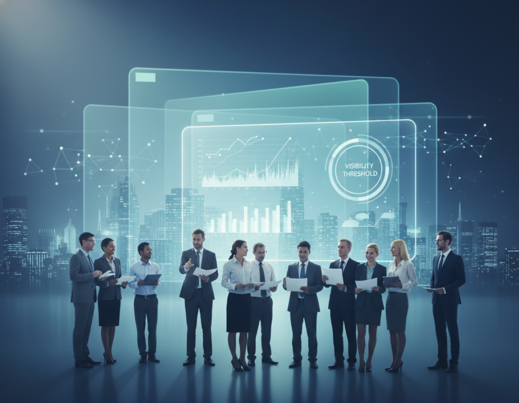 Visibility Thresholds That Shape When Users Decide Their Contributions Are Worth Sharing in Public Digital Environments