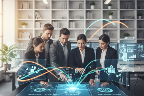 section transitions informational navigation